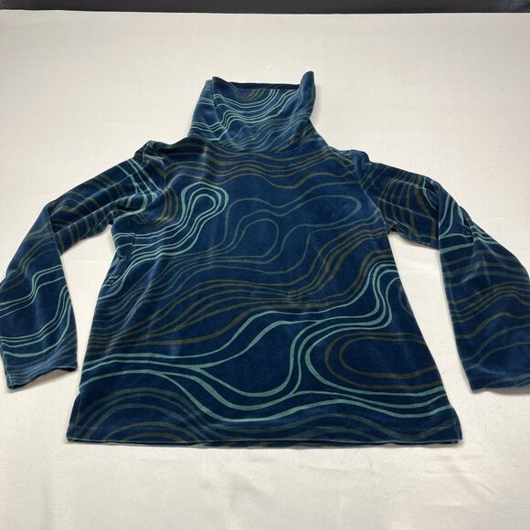 Gudrun Sjoden Velour Cowl Turtleneck Sweater - Picture 6 of 9